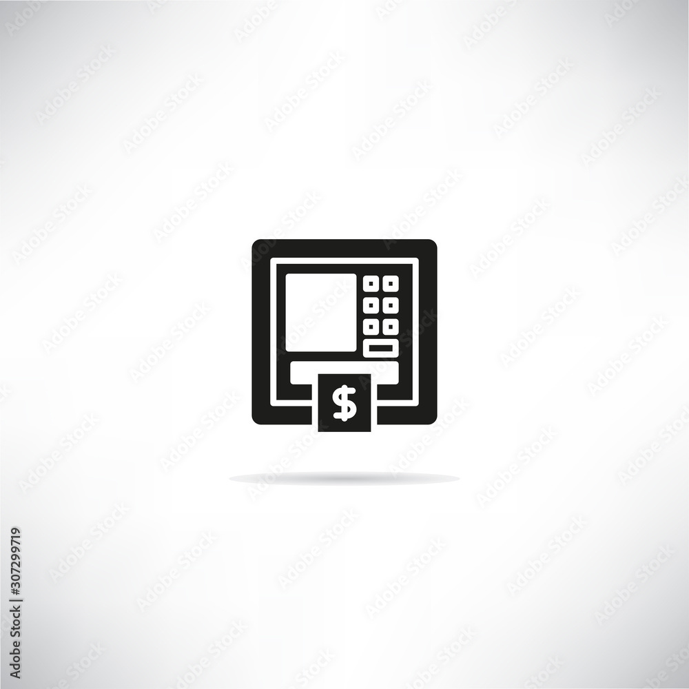 ATM, automated teller machine icon