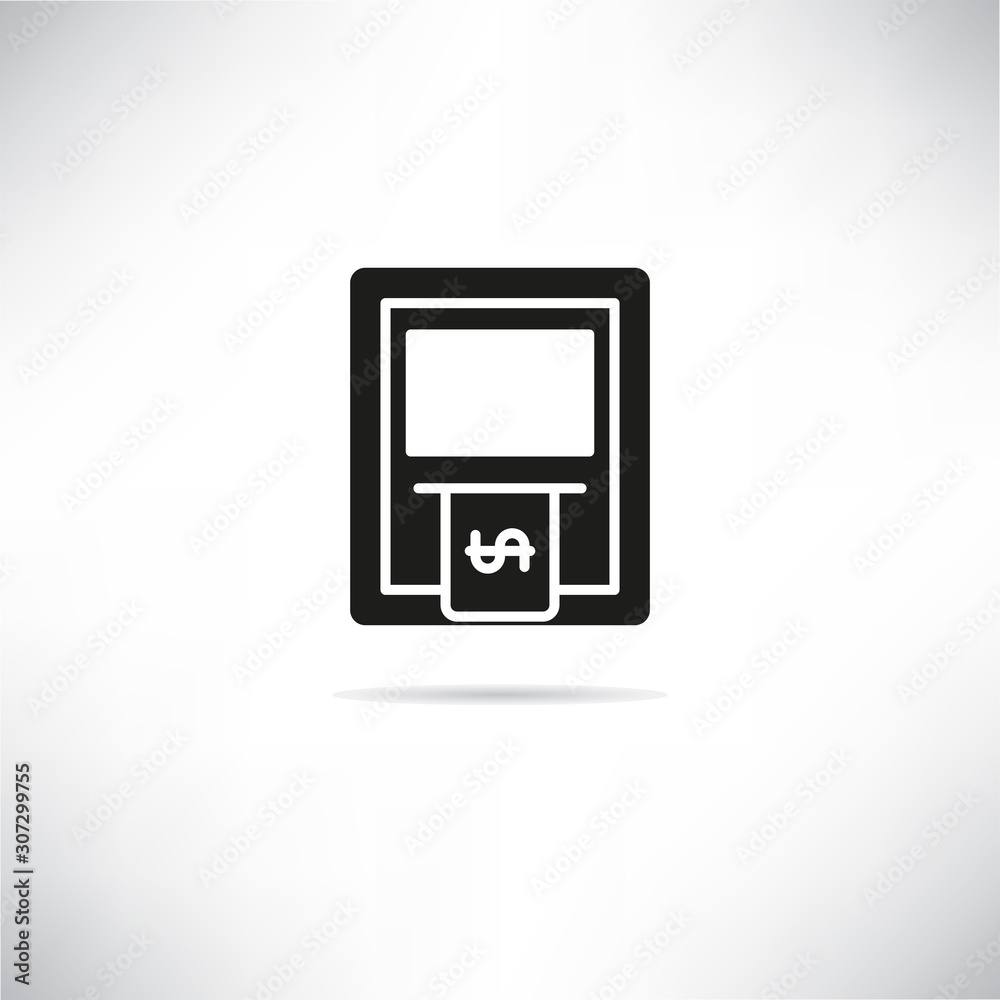 ATM, automated teller machine icon ATM, automated teller machine icon