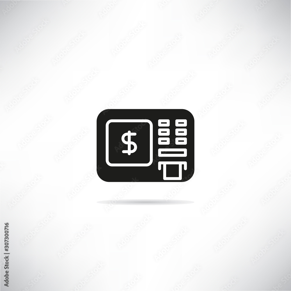 ATM, automated teller machine icon ATM, automated teller machine icon