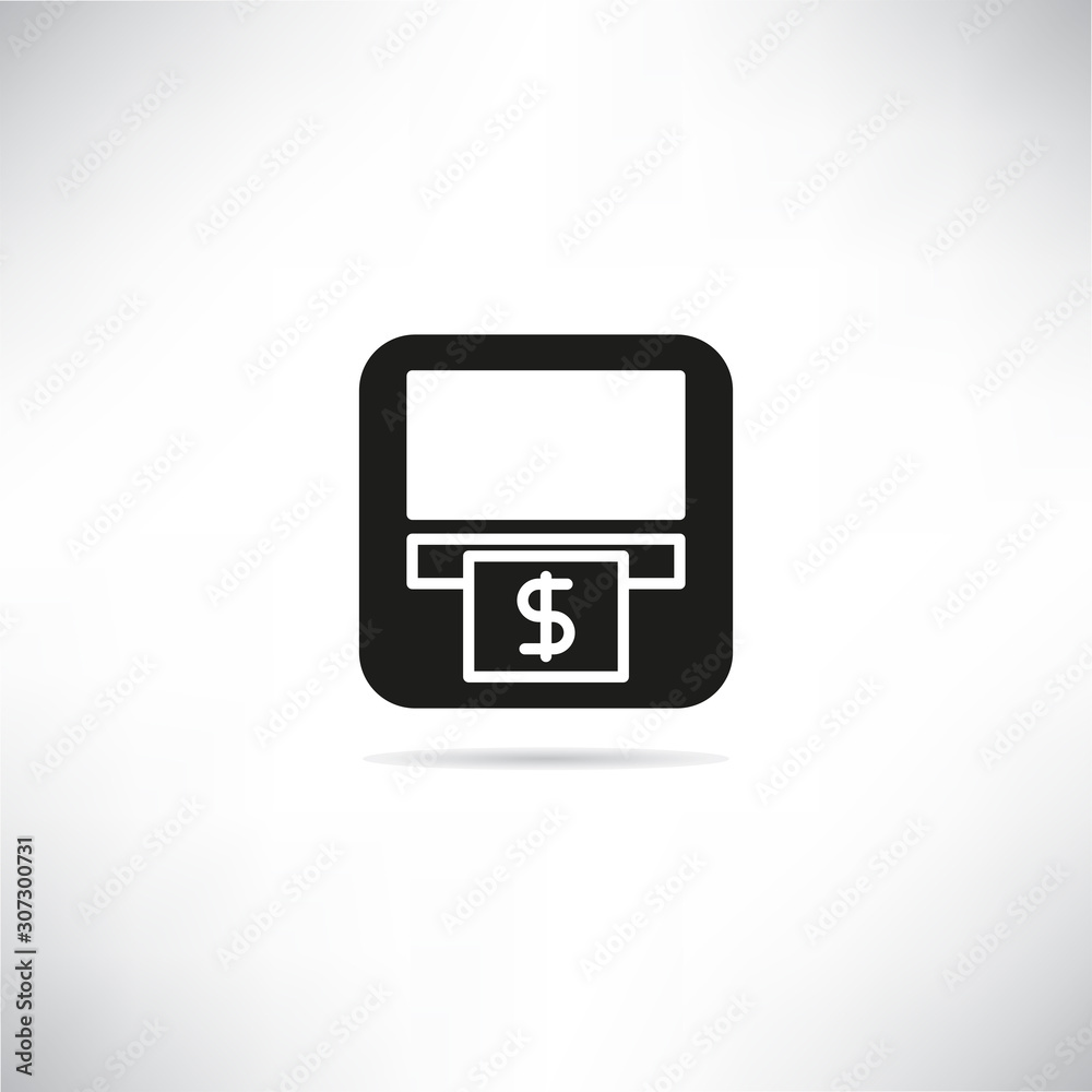 ATM, automated teller machine icon ATM, automated teller machine icon