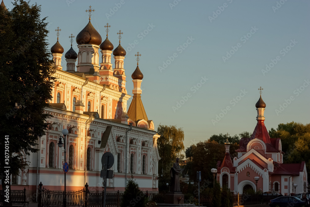  Sights and views of the city of Grodno. Belarus. Orthodox Cathedral.