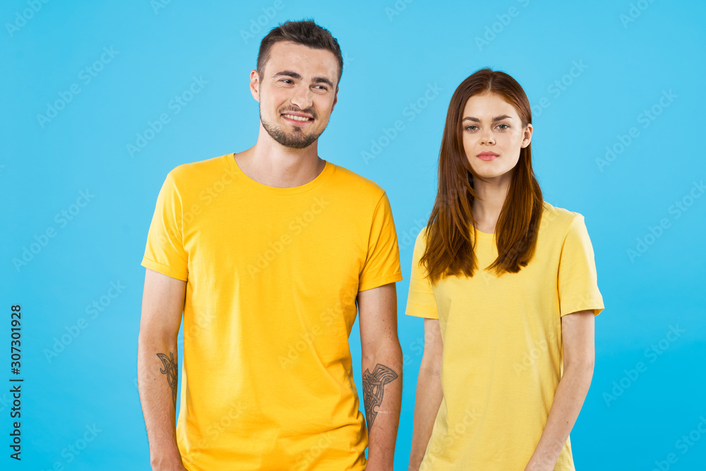 Fototapeta premium portrait of young couple