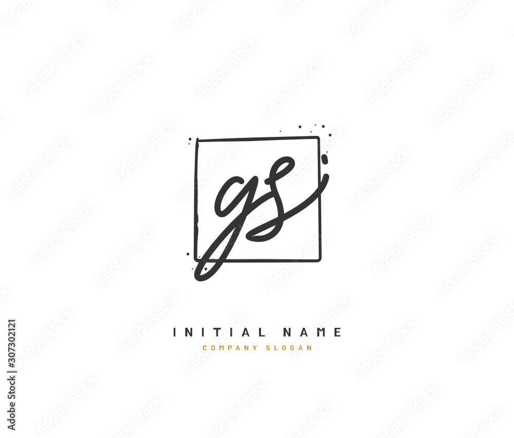 G S GS Beauty vector initial logo, handwriting logo of initial signature, wedding, fashion, jewerly, boutique, floral and botanical with creative template for any company or business. G S GS Beauty vector initial logo, handwriting logo of initial signature, wedding, fashion, jewerly, boutique, floral and botanical with creative template for any company or business.