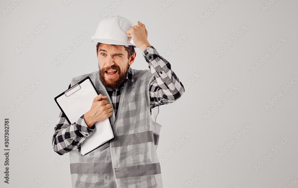 construction worker with hammer construction worker with hammer