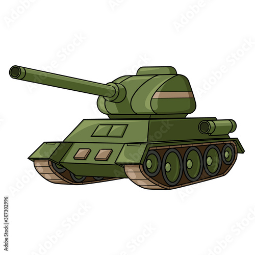 War Tank Cartoon