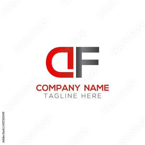 Initial DF or AF Letter Logo With Creative Modern Business Typography Vector Template. Creative Letter DF or AF Logo Vector.