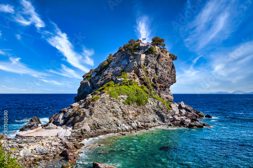 Der Abba-Felsen auf Skopelos