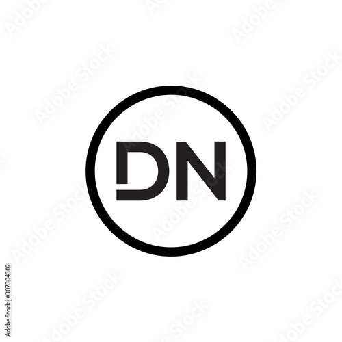 Free Download Initial DN Letter Logo With Creative Modern Business Typography Vector Template. Creative Letter DN Logo Vector. - GFXLoad