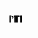 Initial outline letter MN style template