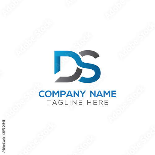 Initial DS Letter Logo With Creative Modern Business Typography Vector Template. Creative Letter DS Logo Vector.