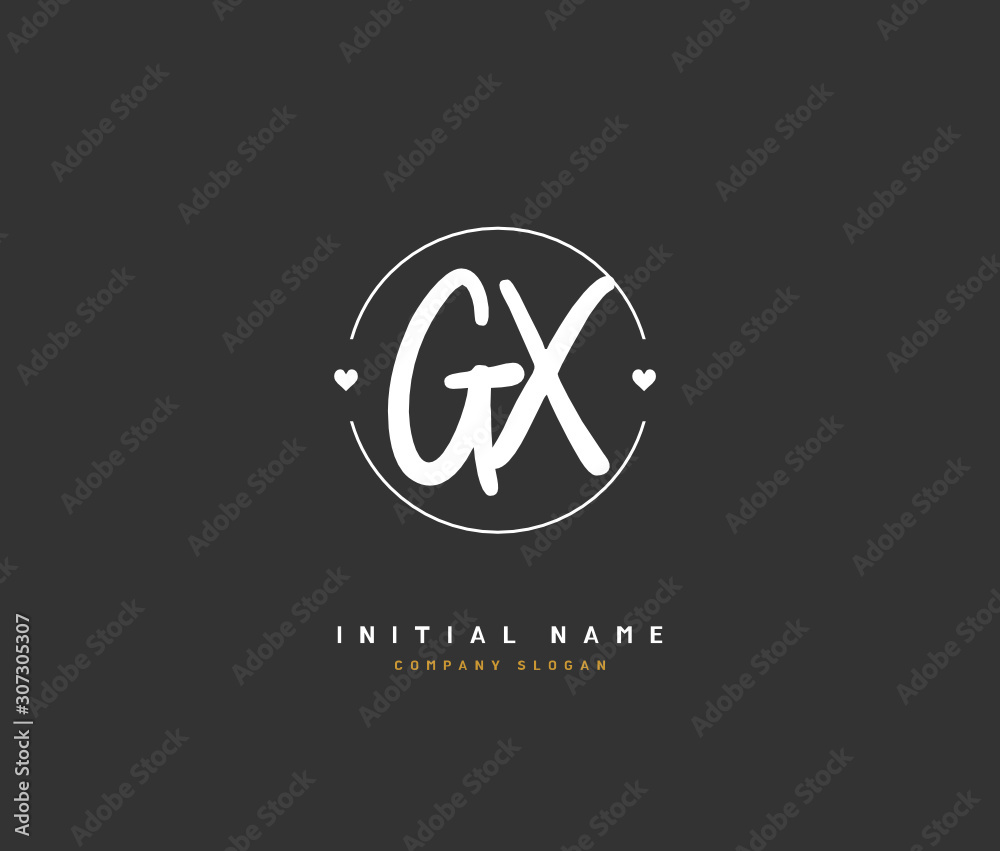 G X GX Beauty vector initial logo, handwriting logo of initial signature, wedding, fashion, jewerly, boutique, floral and botanical with creative template for any company or business. G X GX Beauty vector initial logo, handwriting logo of initial signature, wedding, fashion, jewerly, boutique, floral and botanical with creative template for any company or business.