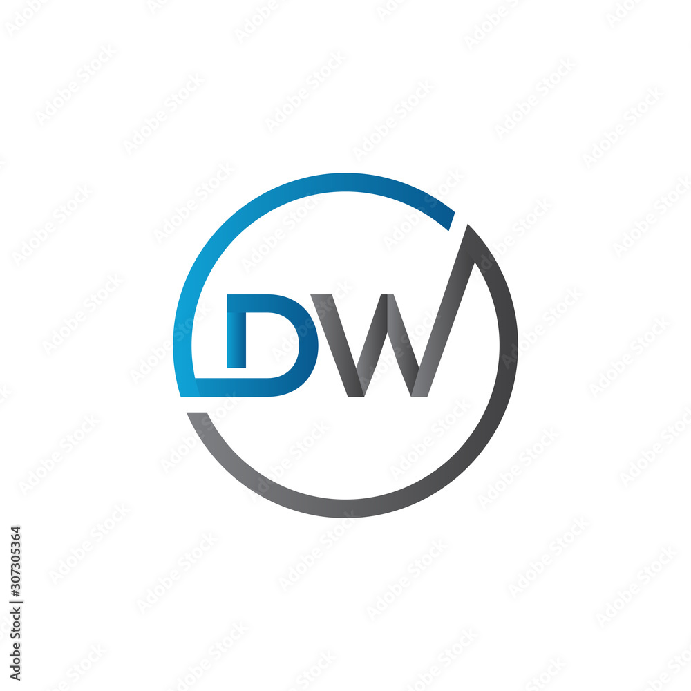 Initial DW Letter Logo With Creative Modern Business Typography Vector Template. Creative Letter DW Logo Vector. Initial DW Letter Logo With Creative Modern Business Typography Vector Template. Creative Letter DW Logo Vector.