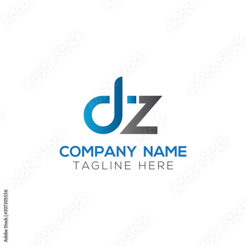 Initial DZ Letter Logo With Creative Modern Business Typography Vector Template. Creative Letter DZ Logo Vector.