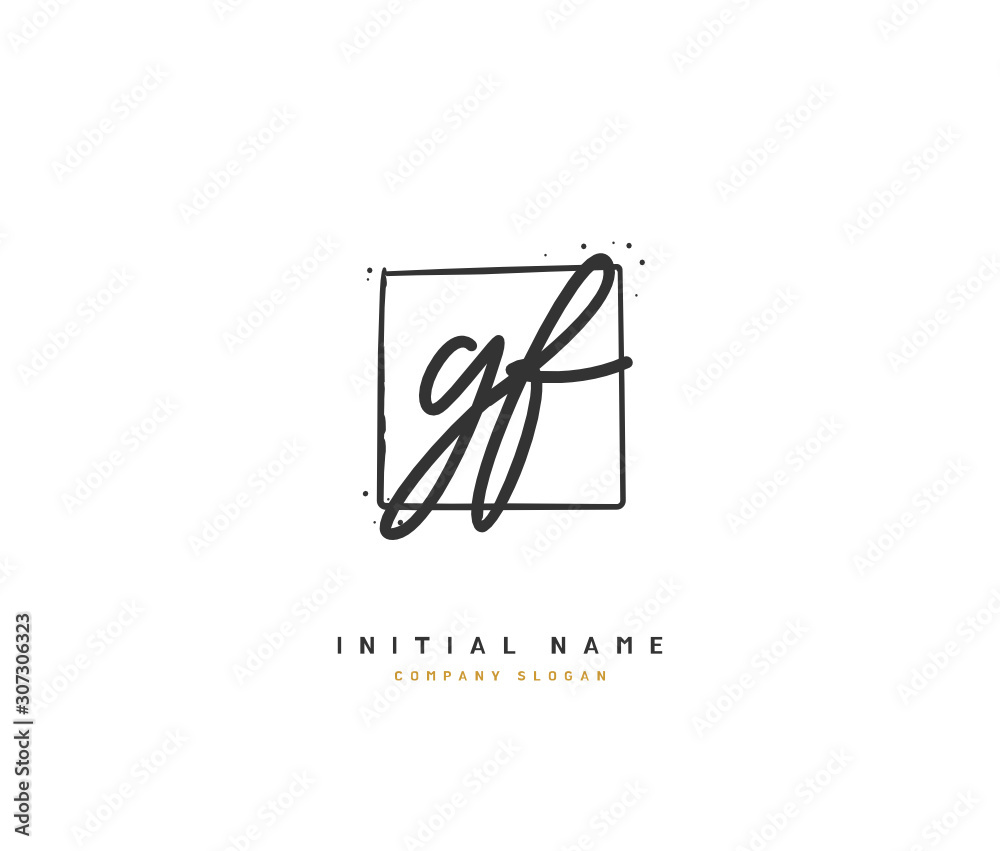 G F GF Beauty vector initial logo, handwriting logo of initial signature, wedding, fashion, jewerly, boutique, floral and botanical with creative template for any company or business. G F GF Beauty vector initial logo, handwriting logo of initial signature, wedding, fashion, jewerly, boutique, floral and botanical with creative template for any company or business.