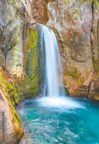 Fototapeta Naklejka Na Ścianę i Meble -  Sapadere canyon and waterfall - Alanya, Turkey