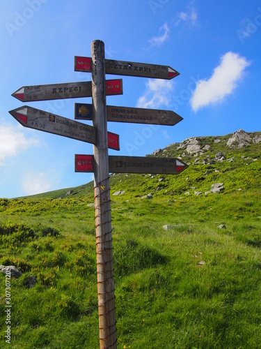 El Camino de Santiago or The Way of St.James, Journey from St.Jean Pied de Port to Roncevaux, French way, Spain カミーノデサンティアゴ  フランス人の道 スペイン photo