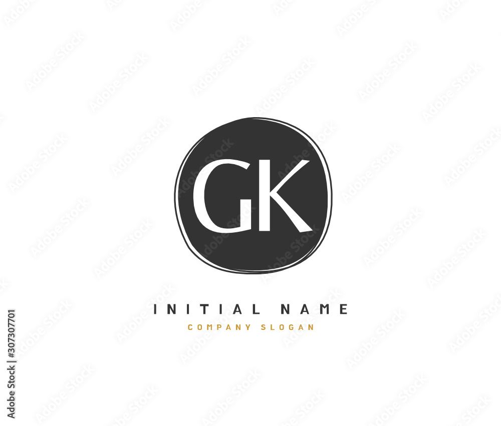 G K GK Beauty vector initial logo, handwriting logo of initial signature, wedding, fashion, jewerly, boutique, floral and botanical with creative template for any company or business. G K GK Beauty vector initial logo, handwriting logo of initial signature, wedding, fashion, jewerly, boutique, floral and botanical with creative template for any company or business.