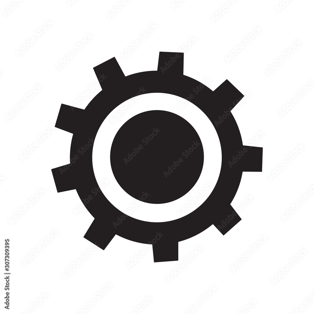 Gear icon. Design template vector Gear icon. Design template vector