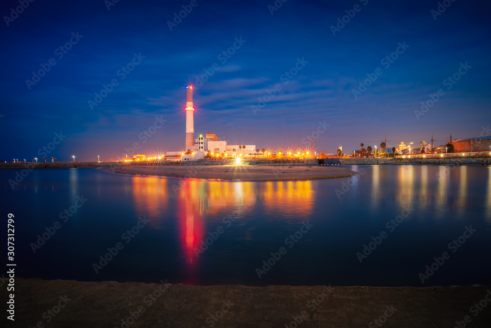 Reading coal electricity power station Tel-Aviv Israel Reading coal electricity power station Tel-Aviv Israel