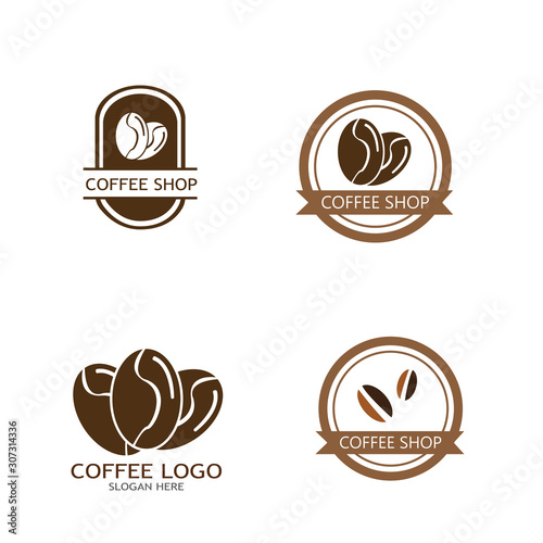 COFFEE LOGO DESIGN  VECTOR  ILUSTRATION TEMPLATES