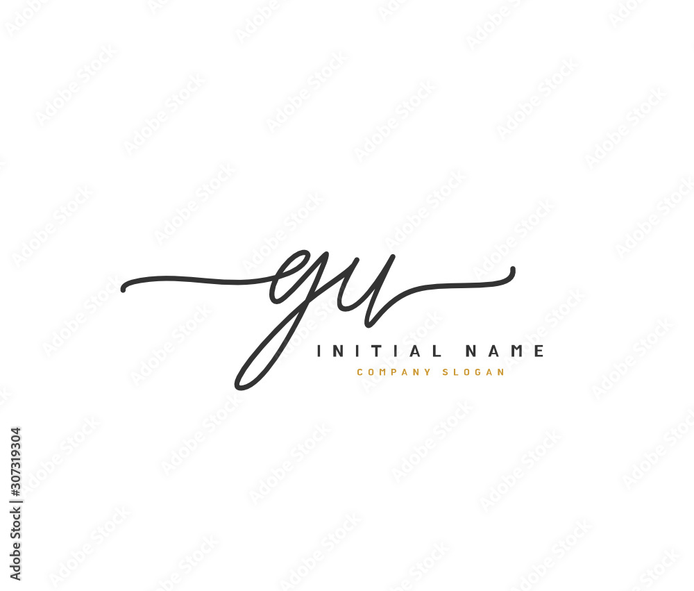 G U GU Beauty vector initial logo, handwriting logo of initial signature, wedding, fashion, jewerly, boutique, floral and botanical with creative template for any company or business. G U GU Beauty vector initial logo, handwriting logo of initial signature, wedding, fashion, jewerly, boutique, floral and botanical with creative template for any company or business.