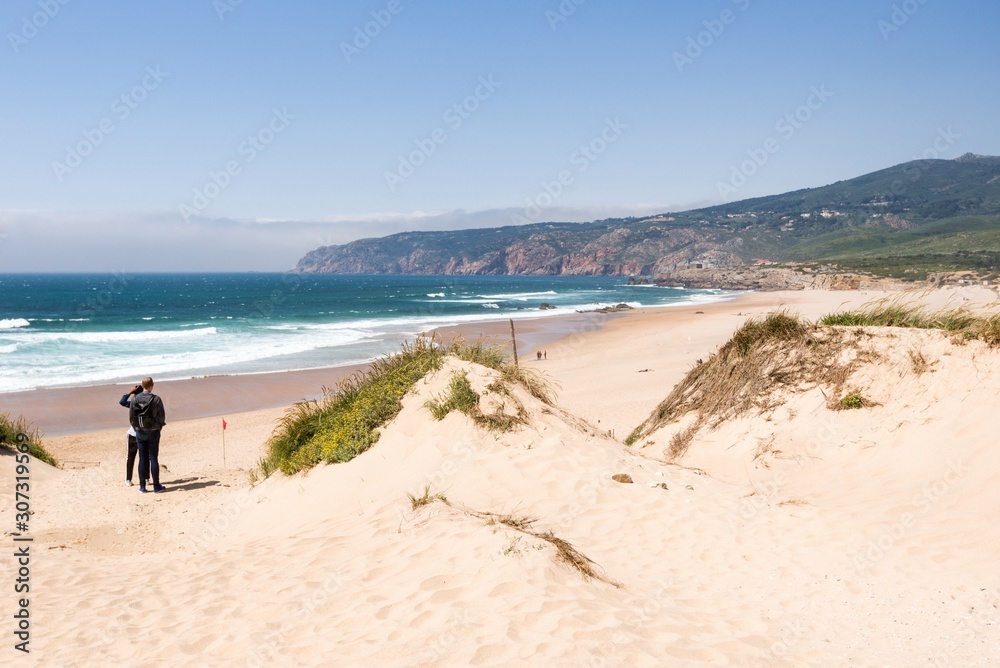 Praia do Guincho  is a popular Atlantic The beach, has preferred surfing conditions and is popular for surfing, windsurfing, and kitesurfing. Strong northern winds are predominant during summer time