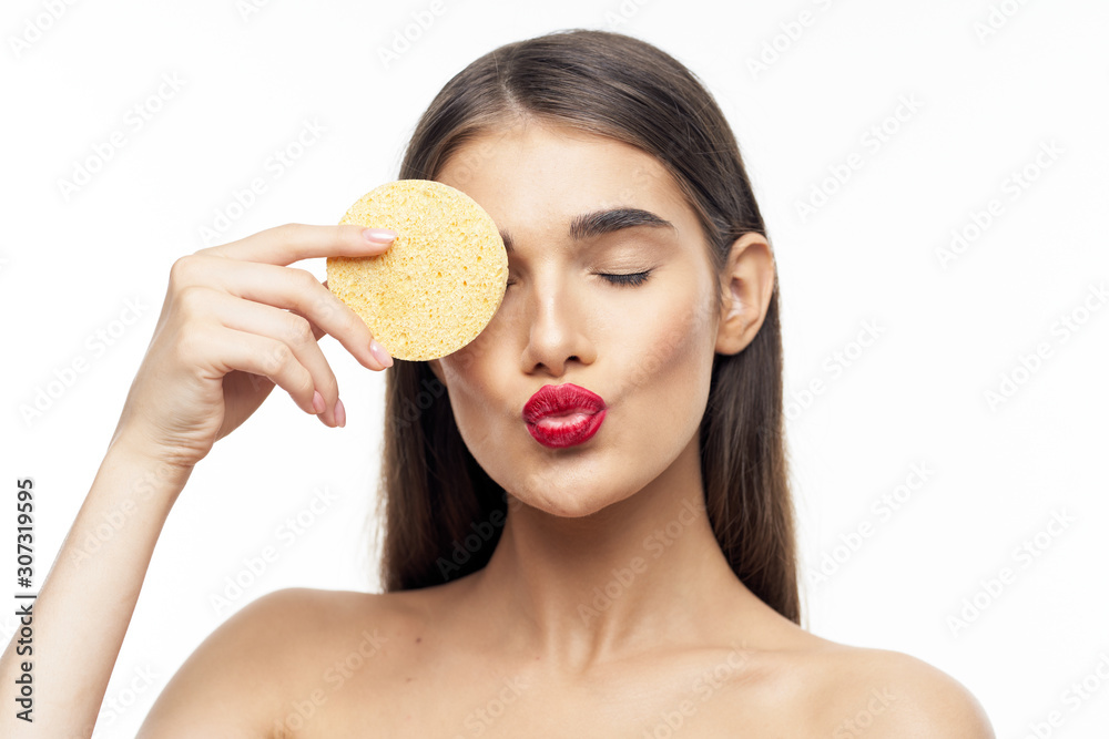beautiful woman bare shoulders spa treatments clean skin beautiful woman bare shoulders spa treatments clean skin