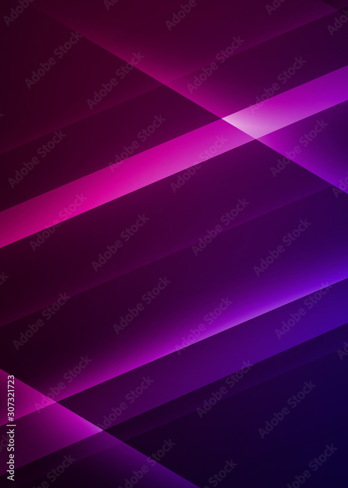 Dark abstract background with neon lines, glow. Bright neon glow. Dark abstract background with neon lines, glow. Bright neon glow.