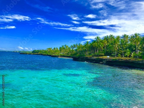 tropical island in ocean © 陽真 二瓶
