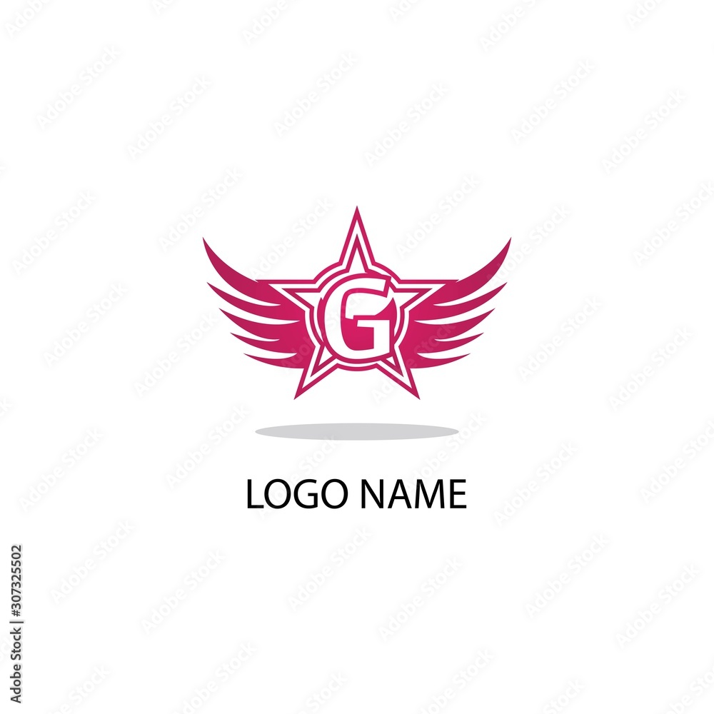 Fototapeta premium G LOGO VECTOR ART MODERN BUSINESS