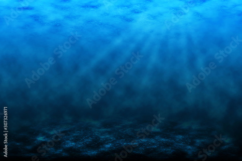 Blue underwater background