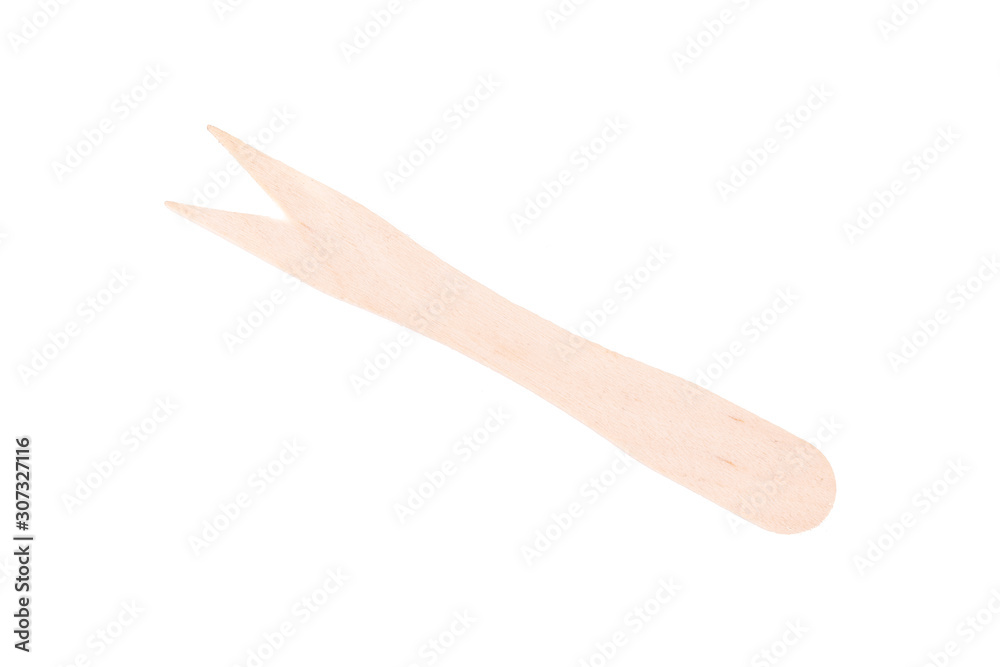 Small wood spike fork toothpick to catch the cupcakes of aperitif Small wood spike fork toothpick to catch the cupcakes of aperitif