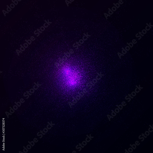 Particles. Glowing dots. Fluid cover. Vector. 