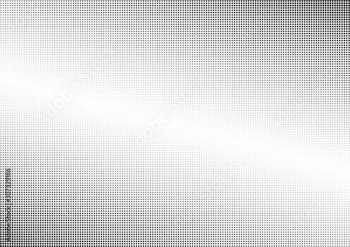 Abstract halftone dotted background. Monochrome grunge pattern with dot and circles.  Vector modern pop art texture for posters, sites, business cards, cover, postcards, labels, stickers layout.