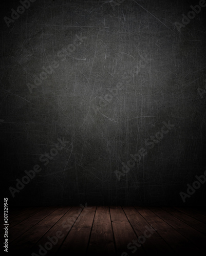 dark empty interior room. may used as background. © RPL-Studio