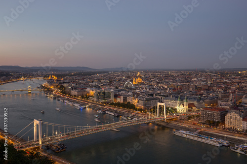 Aerial view of the cityscape in Budapest © Sen