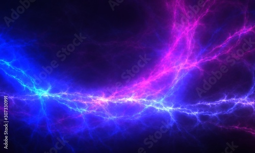 Electric light - dramatic abstract background