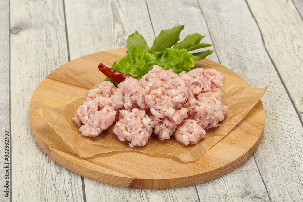 Homemade pork minced meat for cooking Homemade pork minced meat for cooking