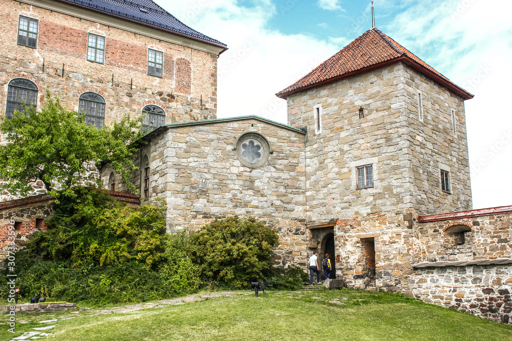 Courtyard of Akershus Fortress (Akershus Festning).