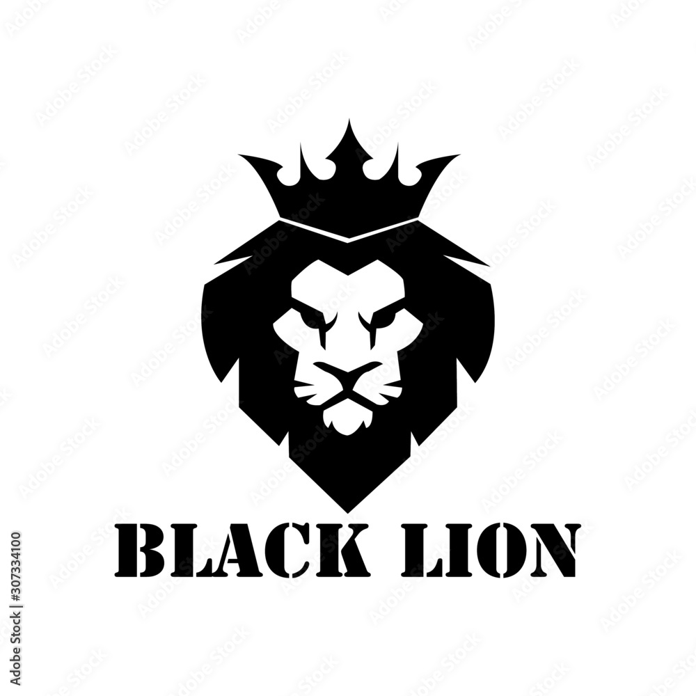 lion icon vector - illustration lion icon vector - illustration
