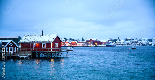 Fishermen house in Lofoten, Norway