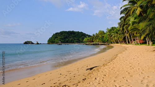 Fototapeta Naklejka Na Ścianę i Meble -  Bom Bom Beach, Principe, Sao Tome & Principe Africa