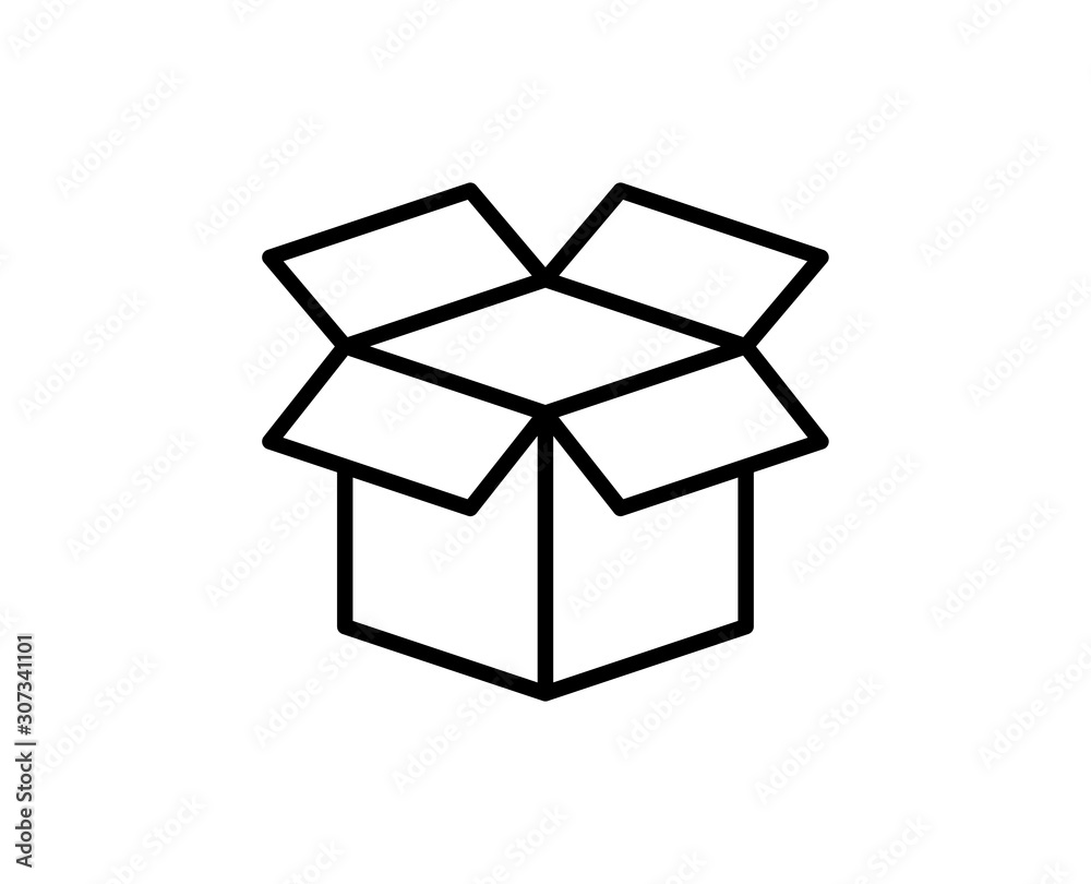 Flat line icon Flat line icon