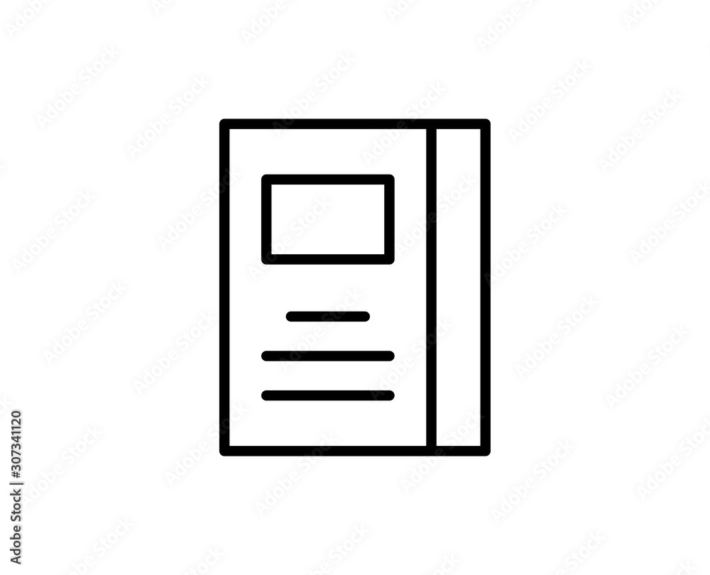 Flat line icon Flat line icon