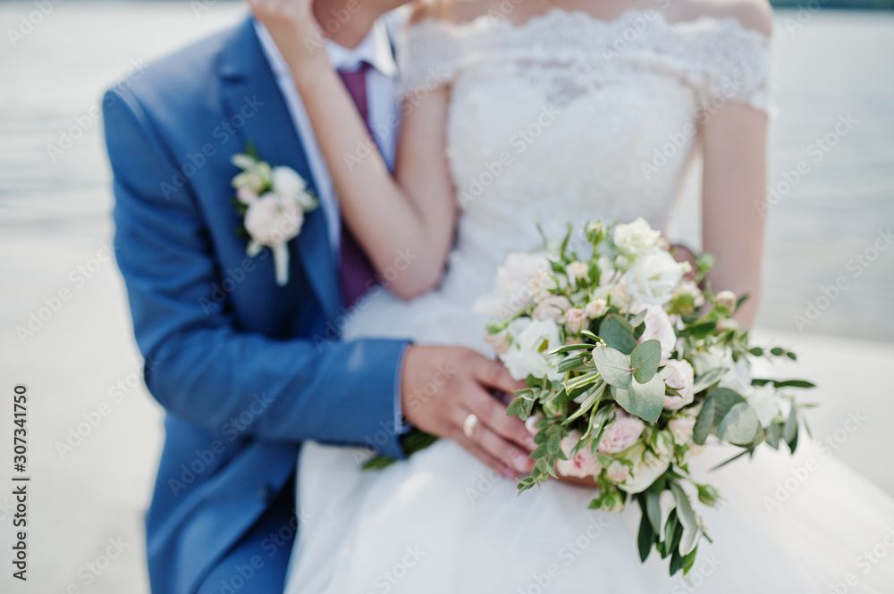 Beautiful modern and elegance wedding bouquet. Beautiful modern and elegance wedding bouquet.