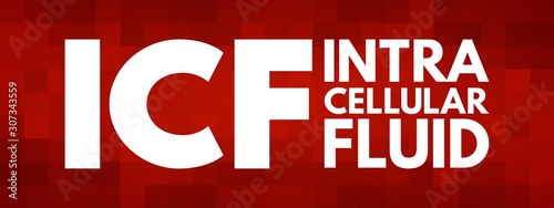 ICF - intracellular fluid acronym, medical concept background