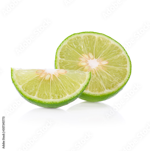 fresh lemons isolated on white background.