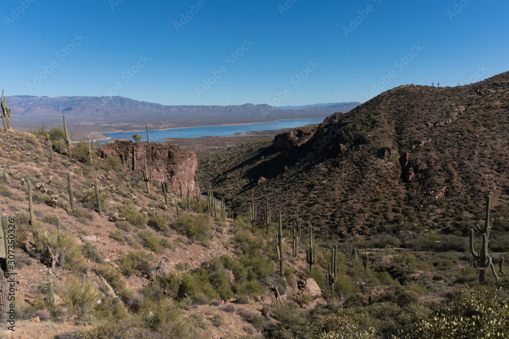 Southeastern end of the Superstion Mountains.