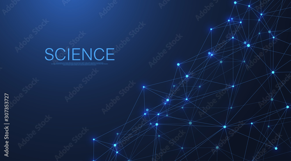 Abstract plexus background with connected lines and dots. Wave flow. Plexus geometric effect Big data with compounds. Lines plexus, minimal array. Digital data visualization. Vector illustration. Abstract plexus background with connected lines and dots. Wave flow. Plexus geometric effect Big data with compounds. Lines plexus, minimal array. Digital data visualization. Vector illustration.