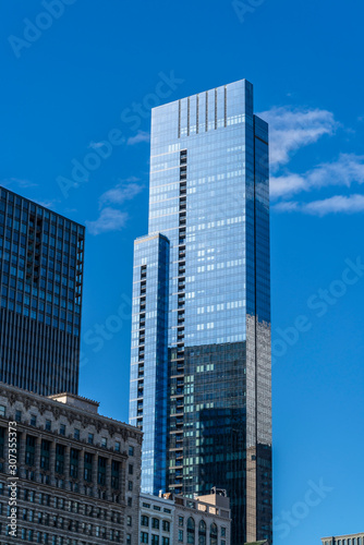 Skyscraper seen from East Jackson Drive, Chicago, Illinois, USA © Marina Marr